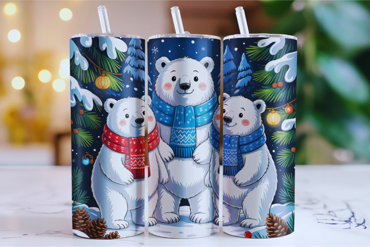 Christmas Tumbler Wrap Image 2