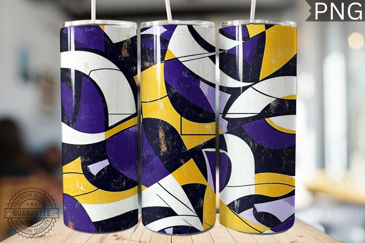 Abstract Pattern Tumbler Warp - High Quality 300 Dpi