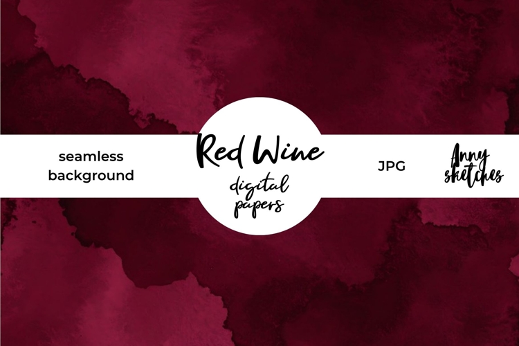 Red Wine Seamless Pattern Dark Romance Background Texture