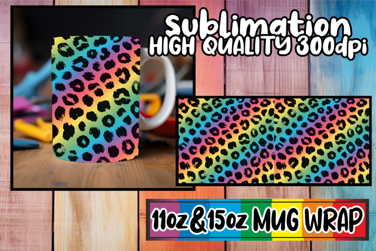 Unique flair 11oz 15oz mug wrap, Easter Bunny
