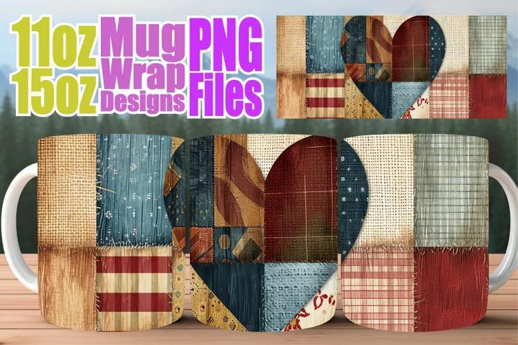 Sublimation Love in Mug Wrap