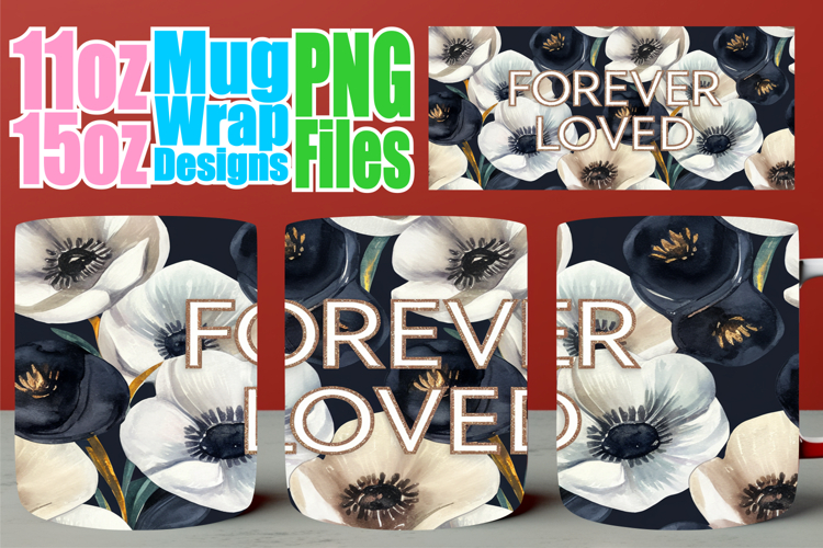 Lively afternoons 11oz 15oz sublimation wrap, Christian