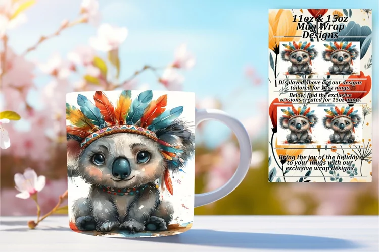 Colorful Wildlife Sublimation Designs - 11oz/15oz