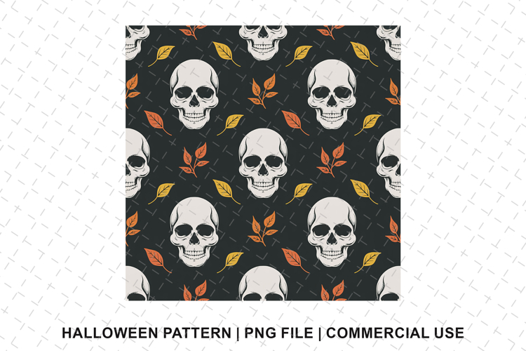 Skull Seamless Pattern Image 3