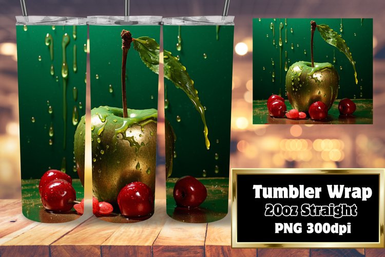 Fruity Apple Funland 3D Tumbler Creation