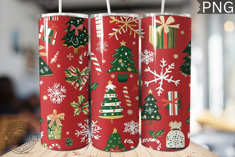 Christmas Tumbler Wrap