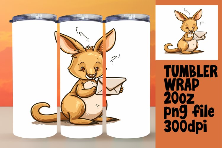 Charming Critter Companions Tumbler Sleeve: 20oz example image 1