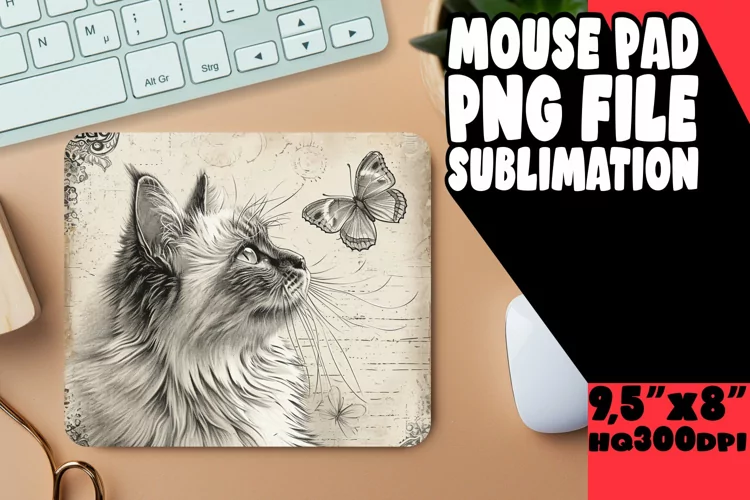 Delightful Kitty Sublimation Pad