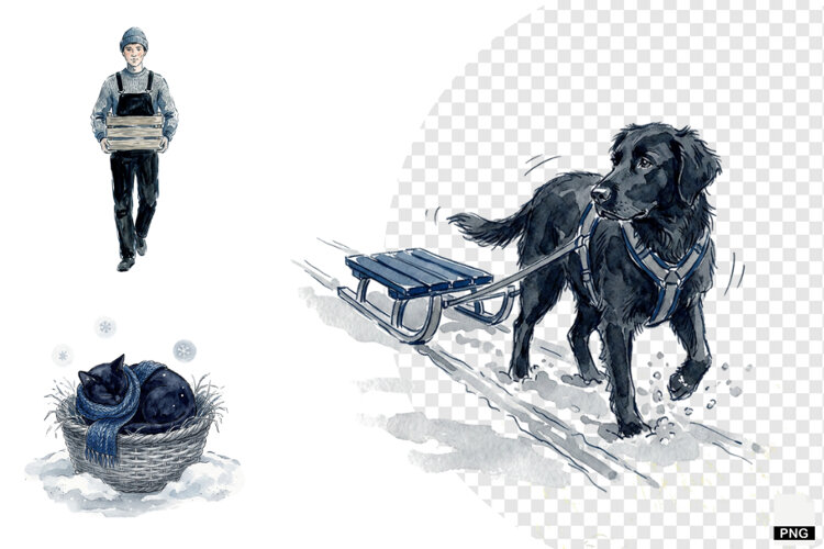 Winter Harvest Clipart example image 1