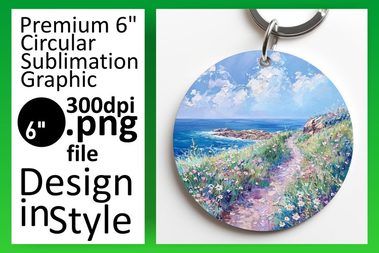 Coastal Corners: Round Sublimation Compilation example image 1