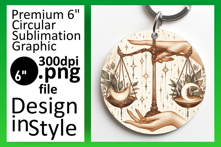 Cute Circle PNG for Sublimation , Mystic