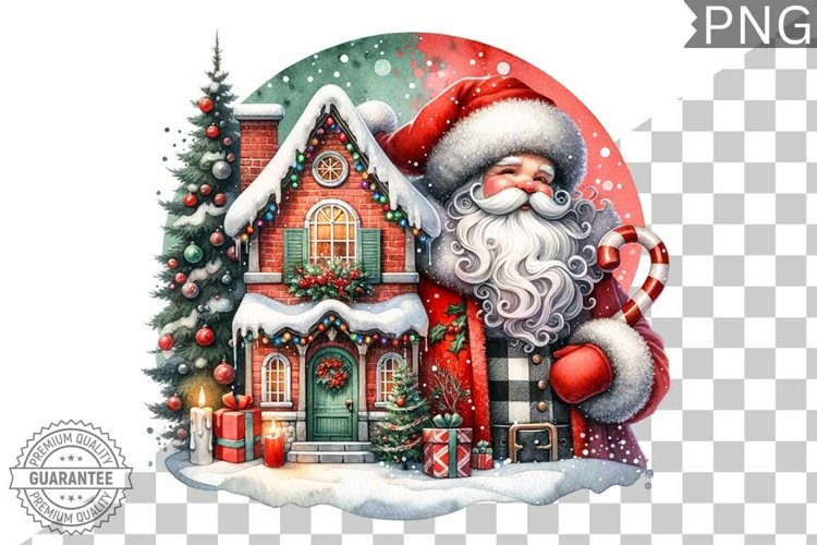 Santa Christmas Clipart Image 14