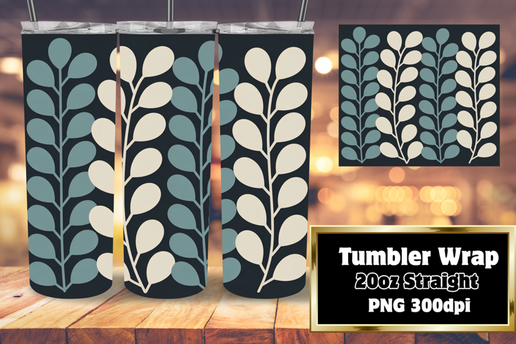 Creative 20oz Artwork for Sublimation , Flowers