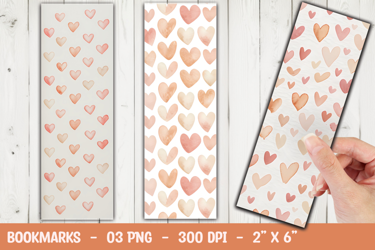 Soft Heart Bookmark Sublimation