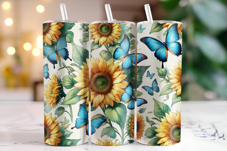 Sunflowers Tumbler Wrap | Sublimation | Tumblers