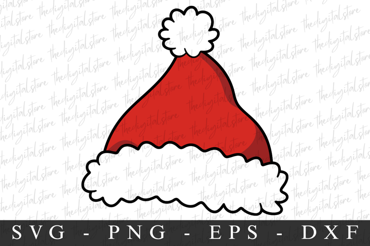 Santa Hat Svg | Christmas svg | Svg cut file