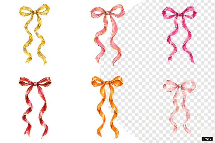 Christmas Bows PNG