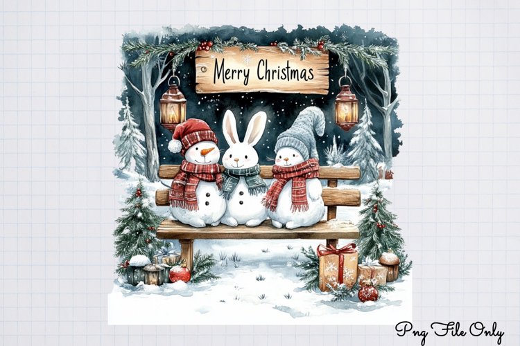 Rustic Christmas Clipart Image 18