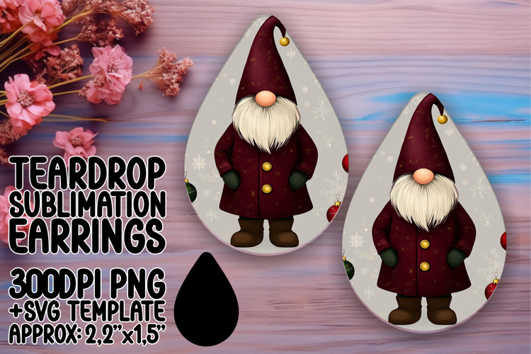 Creative Teardrop Design for Craft Projects , Gnome