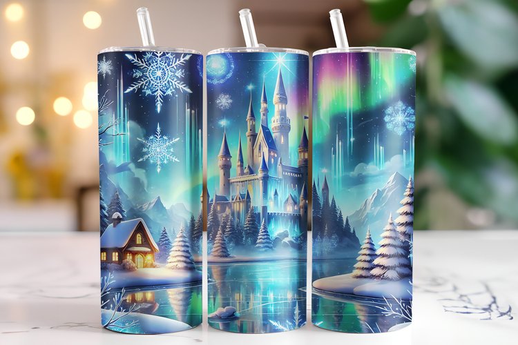 Castle Tumbler Wrap | Sublimation | Tumblers
