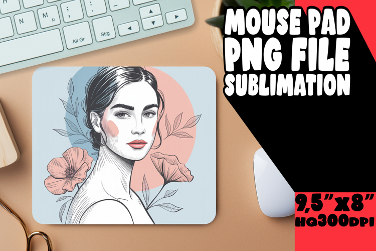 BLISSFUL desk MAT Gift Ideas, Beauty Woman