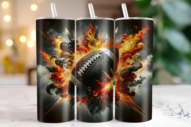 USA Football Tumbler Wrap | Sublimation | Tumblers