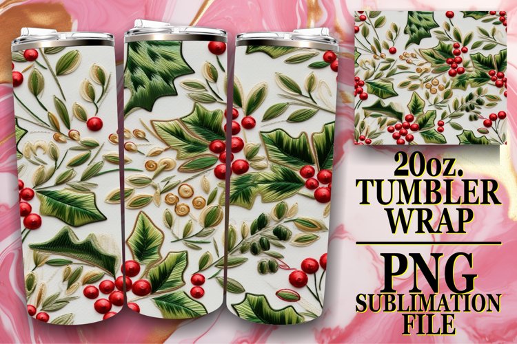 Frosty Christmas Tumbler Delight