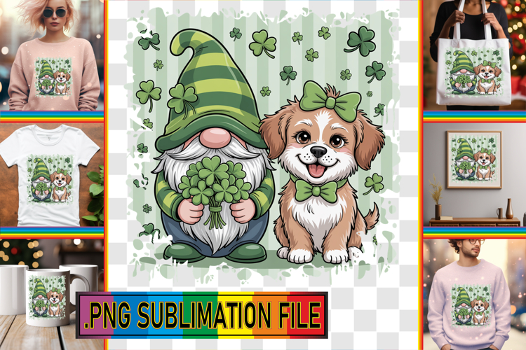 Joyful Sublimation Art PNG, St Patricks