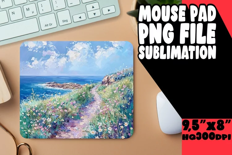 Captivating Landscape Mouse Pad Design