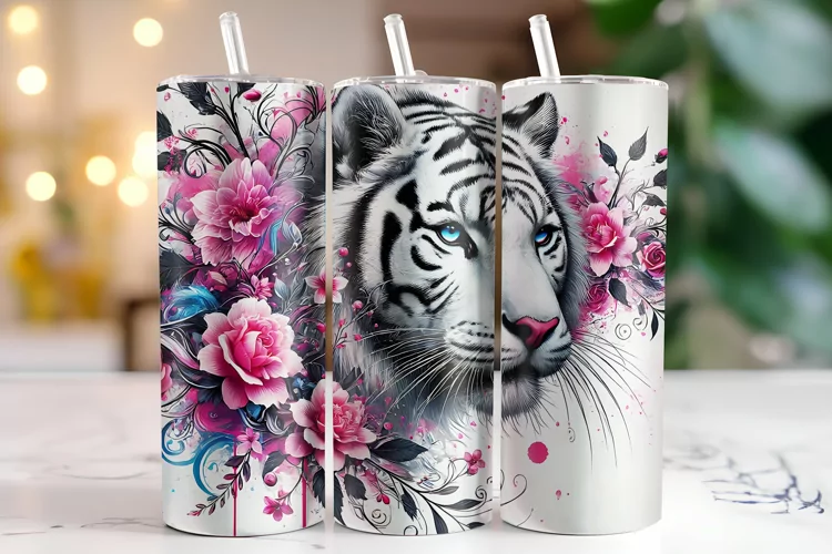 Tiger Tumbler Wrap | Sublimation | Tumblers