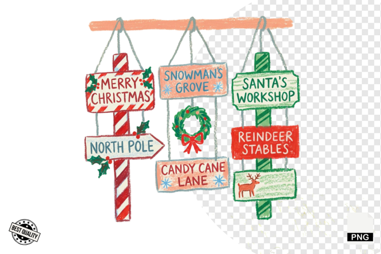 Christmas Signspot Clipart example image 1