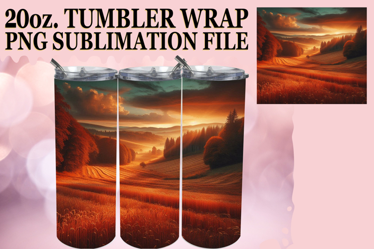 Thanksgiving Tumbler Wrap Image 14