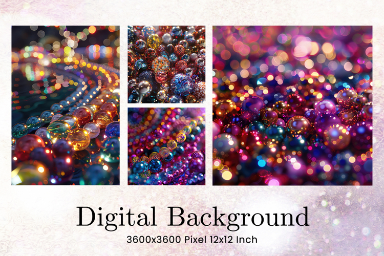 Pearl Beaded Texture Background Wallpaper Backdrops_36 example image 1
