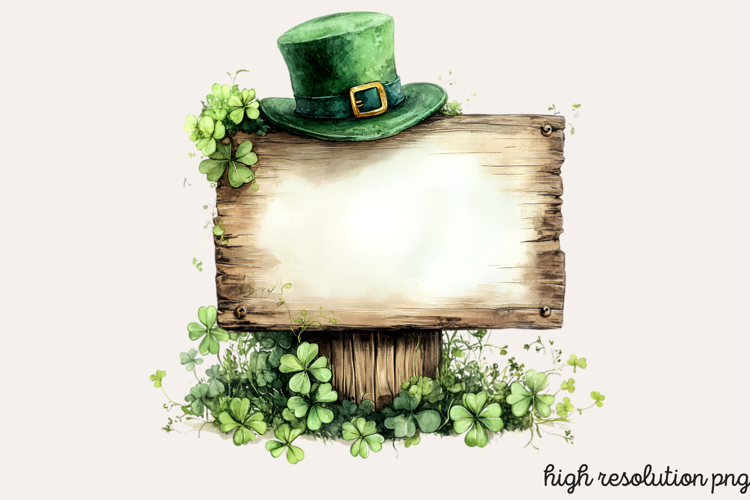 St Patricks Day Signs Clipart PNG