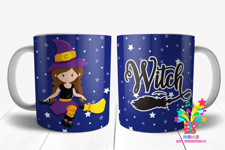 Happy Halloween Mug Sublimation / halloween Mug Wrap #2 example image 1