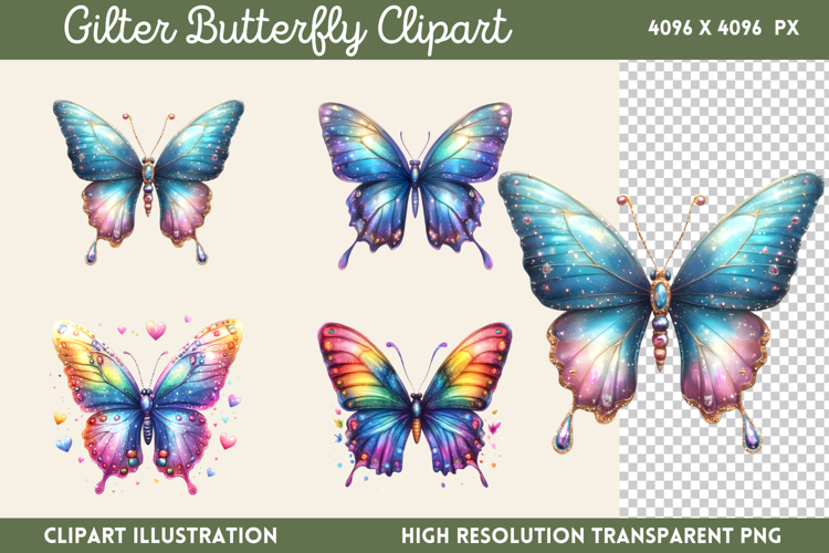 Butterfly Sublimation Designs Image 19