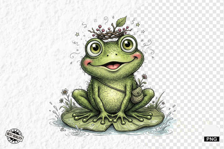 Cute Frog Png Image 12