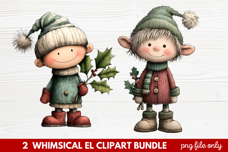 Cute Elf Clipart Image 22