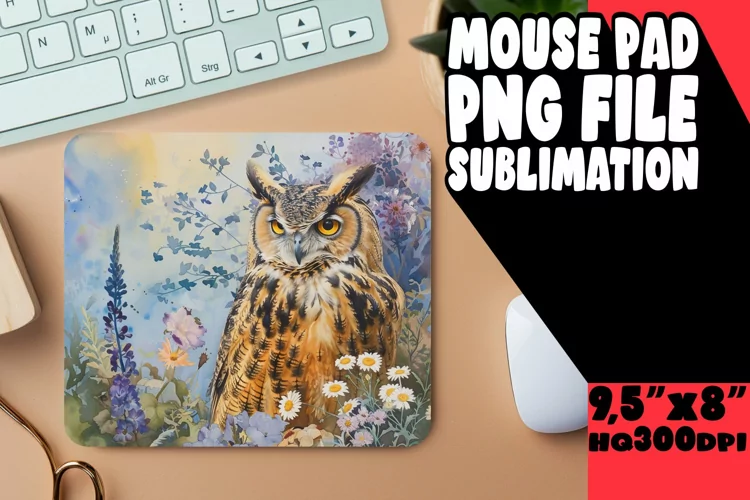 Avian Allure Sublimation Mouse Pad Selection