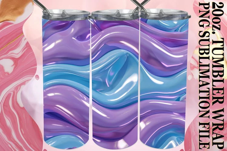 Dynamic Inflated Pattern 20oz Tumbler Assortment