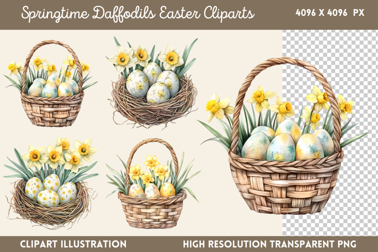 Daffodils Clipart Image 19