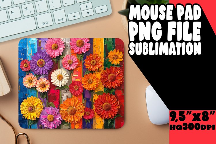 Fashionable Blossom Desk Pad - Elegant Decor example image 1