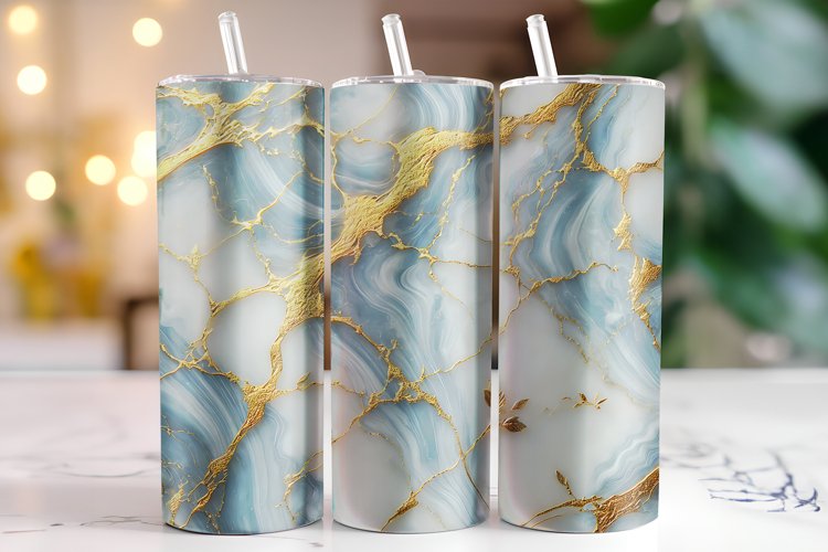 Marble Tumbler Wrap | Sublimation | Tumblers example image 1