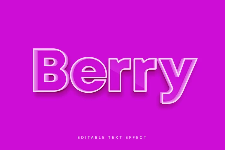 Editable Text Effect for Illustrator. Vector Graphic styles