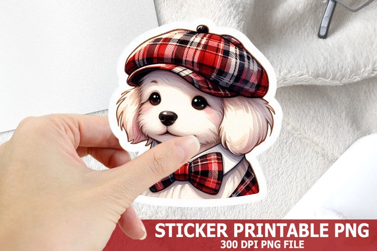 Christmas Dog Clipart Image 15