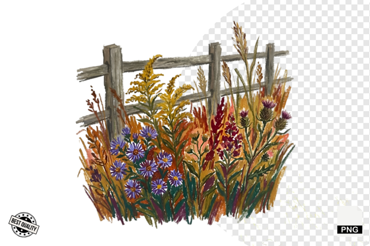 Wildflowers Clipart Image 17