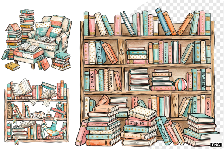 Reading Time Clipart