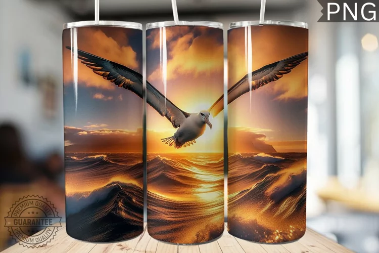Albatross Tumbler Wrap - Albatross Tumbler Design