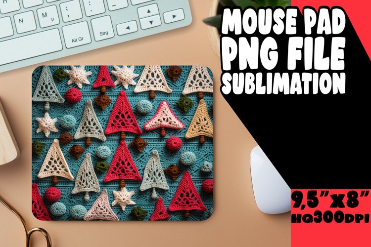 Holiday Cheer Sublimation Mouse Mats