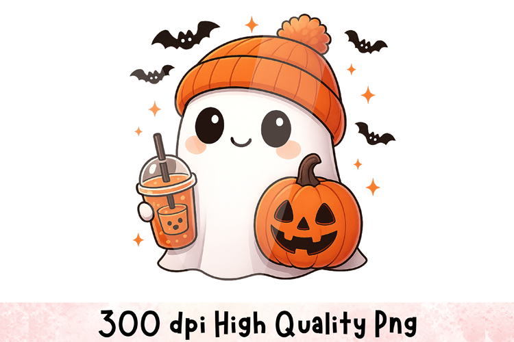 Spooky Boo Clipart Sublimation PNG | Halloween Png
